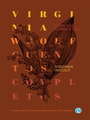 cover image of Cuentos completos: Virginia Woolf